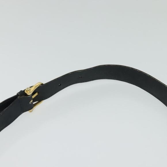 CELINE C Sulky Shoulder Bag Canvas Navy Gold - Picture 8 of 13